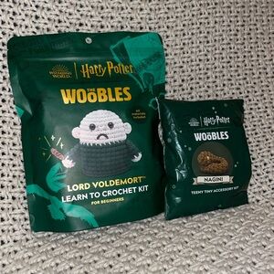 The Woobles Harry Potter crochet kit set Voldemort and Nagini